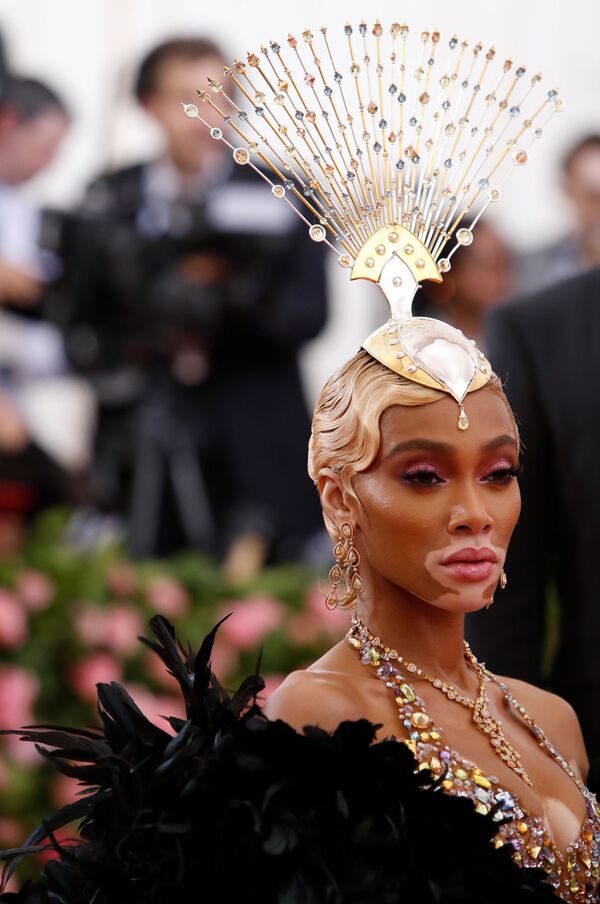 Người mẫu thời trang Winnie Harlow tại Met Gala 2019 ở New York - Sputnik Việt Nam