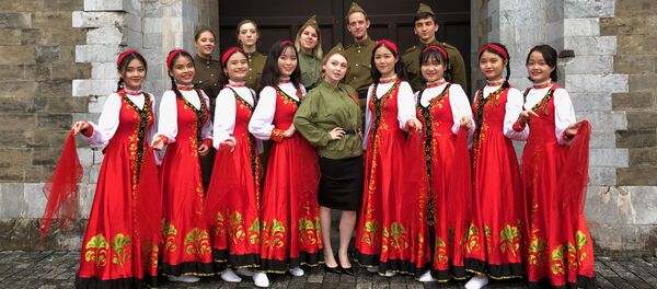 Lễ tưởng niệm “Trung đoàn Bất tử”  tại Hoàng Thành Thăng Long - Sputnik Việt Nam