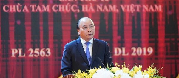 Thủ tướng Chính phủ Nguyễn Xuân Phúc phát biểu tại Lễ khai mạc Đại lễ Vesak Liên hợp quốc 2019 - Sputnik Việt Nam