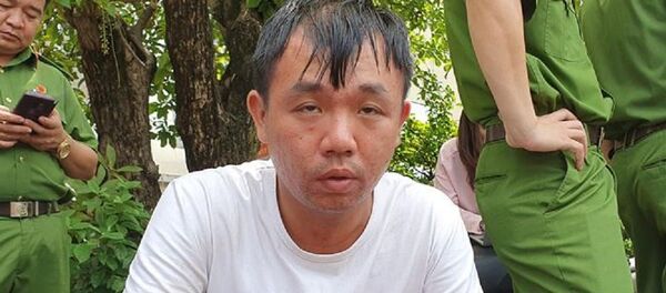 Đối tượng Jhu Minh Jyun (32 tuổi) bị công an bắt - Sputnik Việt Nam