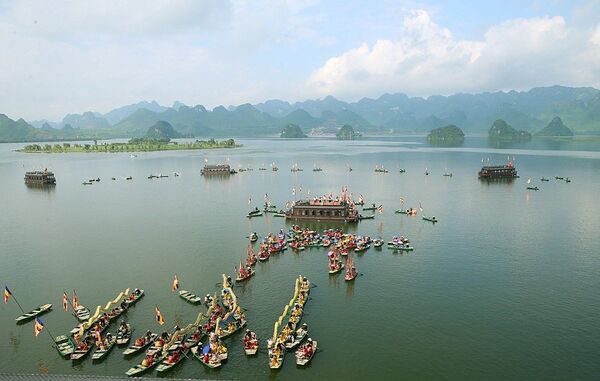 Không gian văn hóa nghệ thuật trên hồ Tam Chúc chào mừng thành công đại lễ Vesak 2019 - Sputnik Việt Nam