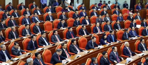 Các đồng chí lãnh đạo Đảng, Nhà nước và các đại biểu dự Hội nghị. - Sputnik Việt Nam