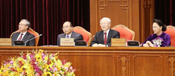 Tổng Bí thư, Chủ tịch nước Nguyễn Phú Trọng chủ trì và phát biểu khai mạc Hội nghị. Tổng Bí thư, Chủ tịch nước Nguyễn Phú Trọng chủ trì và phát biểu khai mạc Hội nghị. - Sputnik Việt Nam