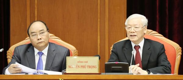 Tổng Bí thư, Chủ tịch nước Nguyễn Phú Trọng chủ trì và phát biểu khai mạc Hội nghị. Tổng Bí thư, Chủ tịch nước Nguyễn Phú Trọng chủ trì và phát biểu khai mạc Hội nghị. - Sputnik Việt Nam