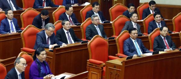 Các đồng chí lãnh đạo Đảng, Nhà nước và các đại biểu dự Hội nghị.  - Sputnik Việt Nam