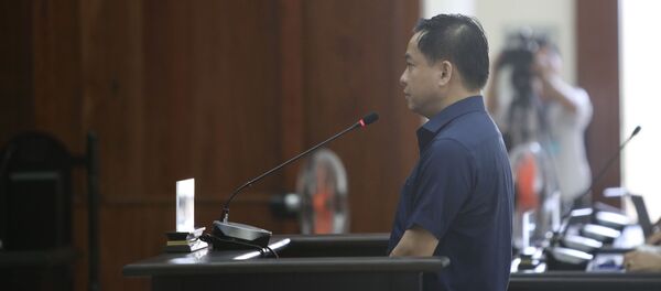 Bị cáo Phan Văn Anh Vũ tại phiên toà ngày 27/5/2019. Bị cáo Phan Văn Anh Vũ tại phiên toà ngày 27/5/2019. - Sputnik Việt Nam