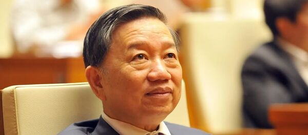 Thượng tướng Tô Lâm, Ủy viên Bộ Chính trị, Bộ trưởng Bộ Công an phát biểu tại hội nghị. Thượng tướng Tô Lâm, Ủy viên Bộ Chính trị, Bộ trưởng Bộ Công an phát biểu tại hội nghị. - Sputnik Việt Nam