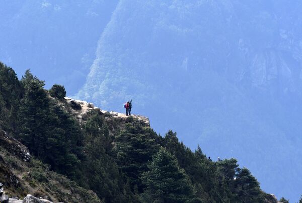 Những người leo núi ở khu vực Everest - Sputnik Việt Nam