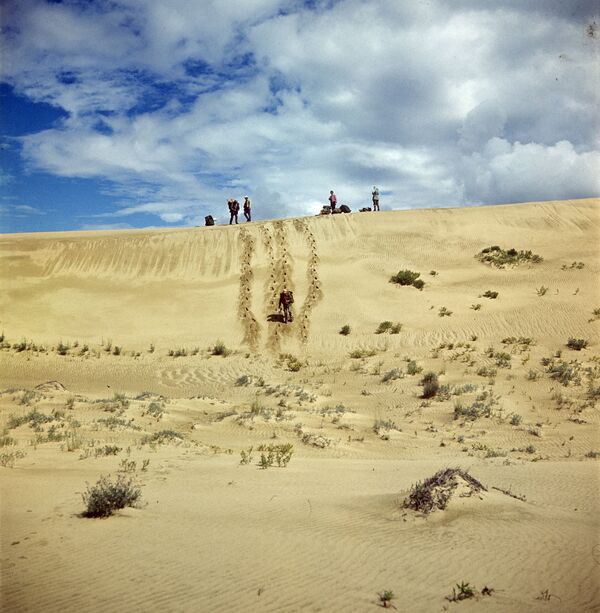 Vùng cát Chara là sa mạc cát ở chân dãy núi Kodar, giữa các thung lũng của ba con sông: Chara, Trung Sakukan và Thượng Sakukan Vùng cát Chara là sa mạc cát ở chân dãy núi Kodar, giữa các thung lũng của ba con sông: Chara, Trung Sakukan và Thượng Sakukan - Sputnik Việt Nam