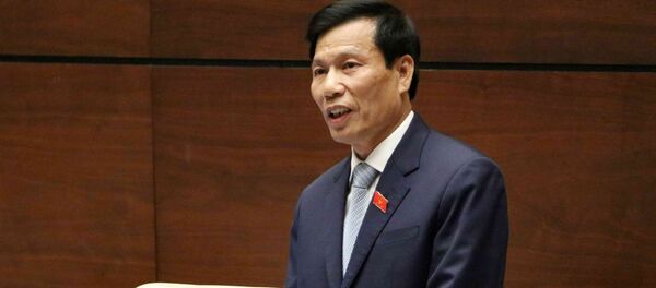 Bộ trưởng Bộ Văn hóa, Thể thao và Du lịch Nguyễn Ngọc Thiện trả lời chất vấn của đại biểu Quốc hội.  - Sputnik Việt Nam