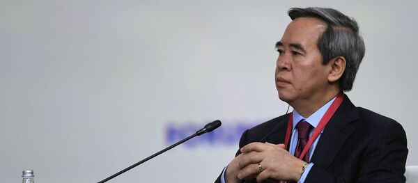  Người đứng đầu bộ phận kinh tế của Ban chấp hành trung ương đảng cộng sản Việt Nam, Nguyễn Văn Bình tại Diễn đàn Kinh tế Quốc tế St. Petersburg 2019 (SPIEF)  - Sputnik Việt Nam