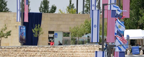 Quốc kỳ Hoa Kỳ và Israel - Sputnik Việt Nam