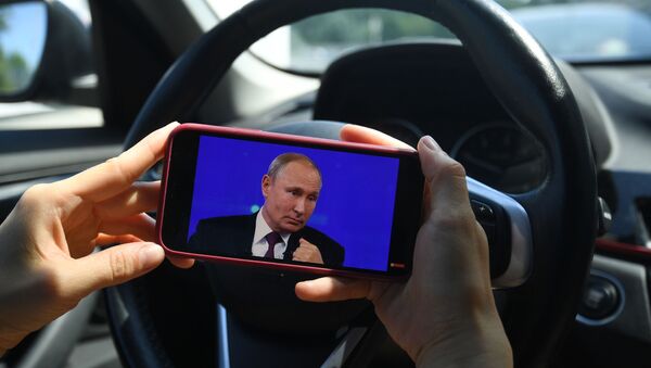 Giao lưu trực tuyến với Tổng thống Vladimir Putin 2019 - Sputnik Việt Nam