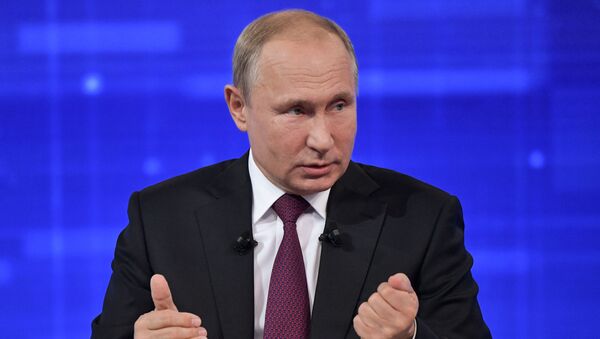 Giao lưu trực tuyến với Tổng thống Vladimir Putin 2019 - Sputnik Việt Nam