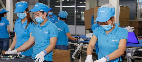 Asanzo xác nhận 70% linh kiện sản xuất tivi được nhập từ Trung Quốc Asanzo xác nhận 70% linh kiện sản xuất tivi được nhập từ Trung Quốc - Sputnik Việt Nam