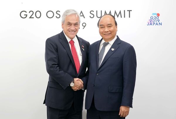 Trump khẳng định tình cảm tốt đẹp với Việt Nam: Thủ tướng gặp gỡ song phương bên lề Hội nghị G20 - Sputnik Việt Nam