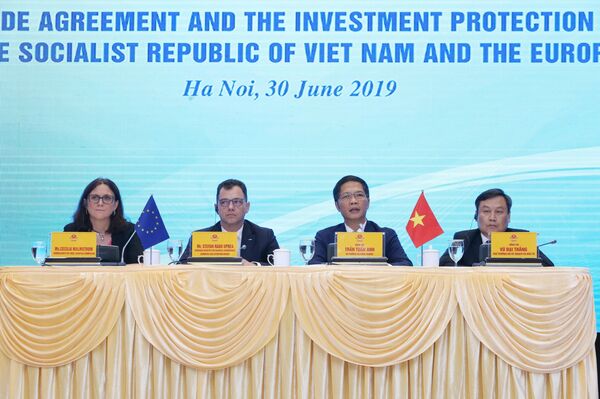 EVFTA giúp tăng sức hấp dẫn của Việt Nam EVFTA giúp tăng sức hấp dẫn của Việt Nam - Sputnik Việt Nam