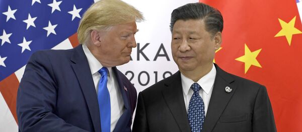 Donald Trump và Tập Cận Bình tại hội nghị thượng đỉnh G20 ở Osaka - Sputnik Việt Nam