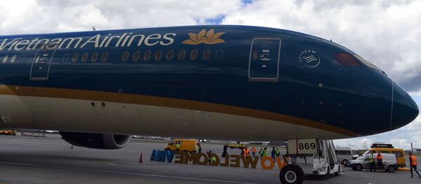 Máy bay của hãng Vietnam Airlines tại sân bay quốc tế “Sheremetyevo” - Sputnik Việt Nam