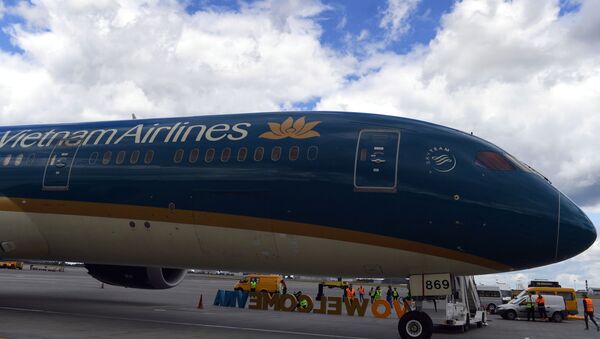 Máy bay của hãng Vietnam Airlines tại sân bay quốc tế “Sheremetyevo” - Sputnik Việt Nam