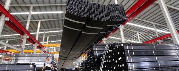 Nhà máy sản xuất thép Công ty cổ phần Thép Nguyễn Tín tại khu công nghiệp Thuận Đạo (Long An). Nhà máy sản xuất thép Công ty cổ phần Thép Nguyễn Tín tại khu công nghiệp Thuận Đạo (Long An). - Sputnik Việt Nam