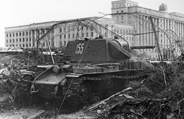 Trường hợp hy hữu. Chuyên gia phát hiện chiếc xe tăng KV-1 trên biên giới với Ukraina - Sputnik Việt Nam