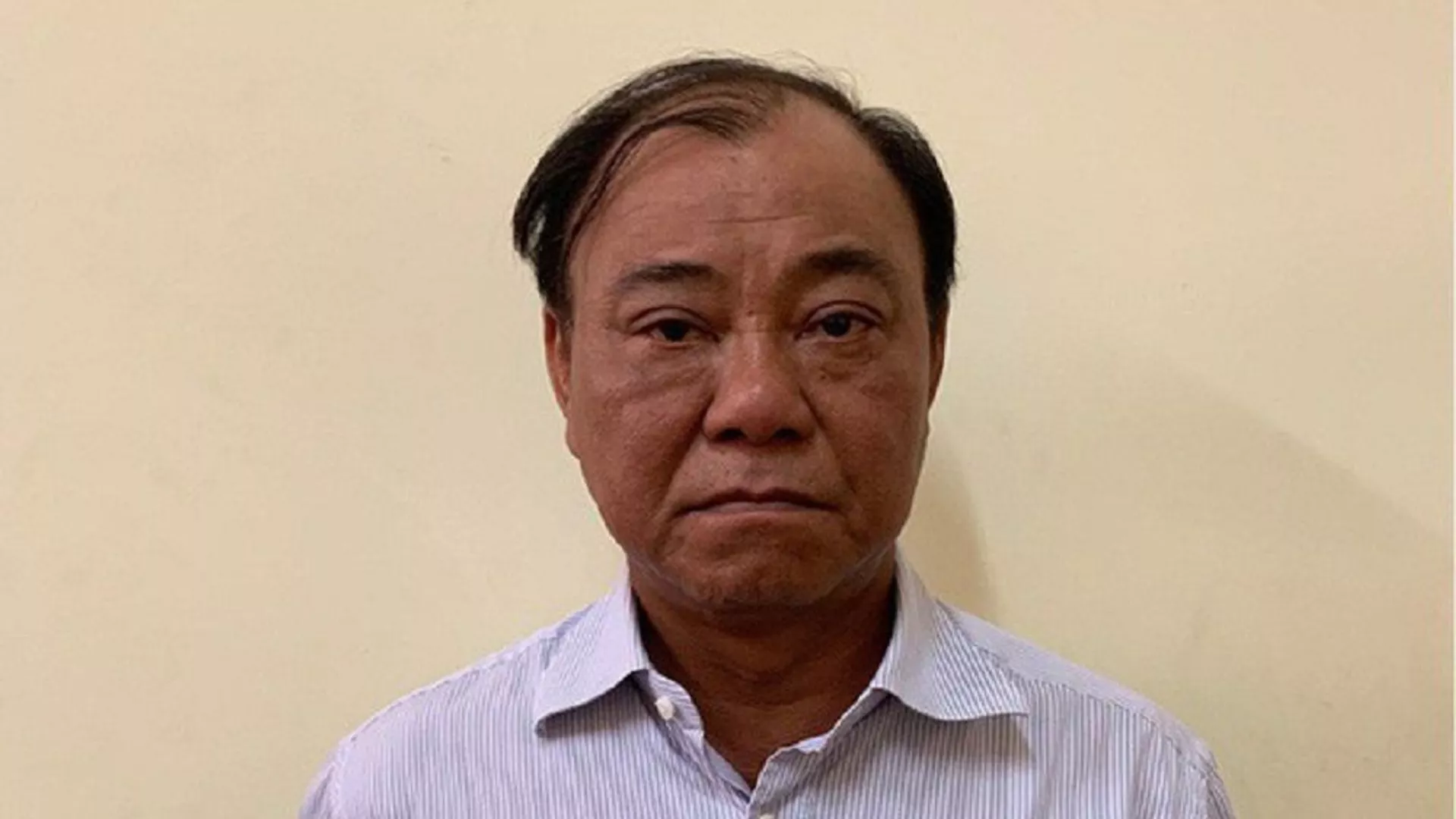 Bị can Lê Tấn Hùng tại Cơ quan điều tra 