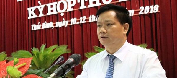 Ông Nguyễn Khắc Thận - tân Phó Chủ tịch UBND tỉnh Thái Bình - Sputnik Việt Nam