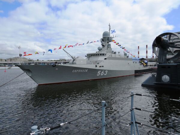 IMDS-2019: nhóm các nhà báo được mời lên các tàu chiến thuộc Hạm đội Baltic - Sputnik Việt Nam