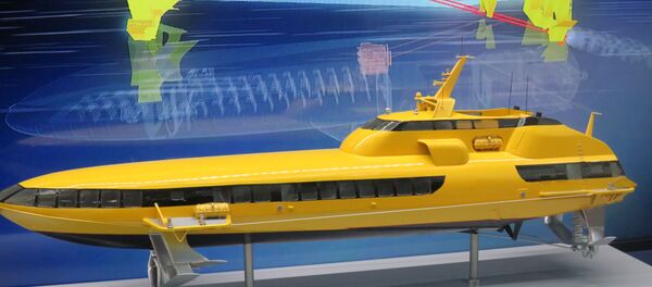 Tàu cánh ngầm Kometa-120M (mô hình) Tàu cánh ngầm Kometa-120M (mô hình) - Sputnik Việt Nam