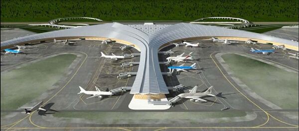 Mô hình sân bay Long Thành Mô hình sân bay Long Thành - Sputnik Việt Nam