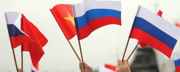 Nghi thức long trọng chào đón tàu khu trục Quang Trung  của Lực lượng Hải quân Việt Nam tại Vladivostok - Sputnik Việt Nam
