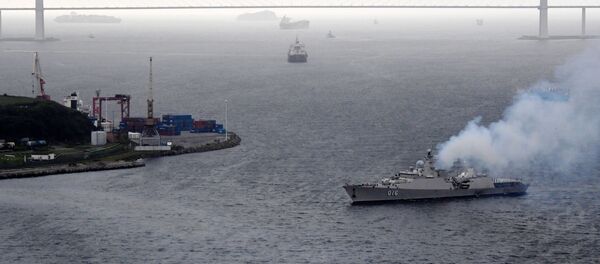 Lễ nghênh đón tàu khu trục Quang Trung của Hải quân Việt Nam tại Vladivostok Lễ nghênh đón tàu khu trục Quang Trung của Hải quân Việt Nam tại Vladivostok - Sputnik Việt Nam