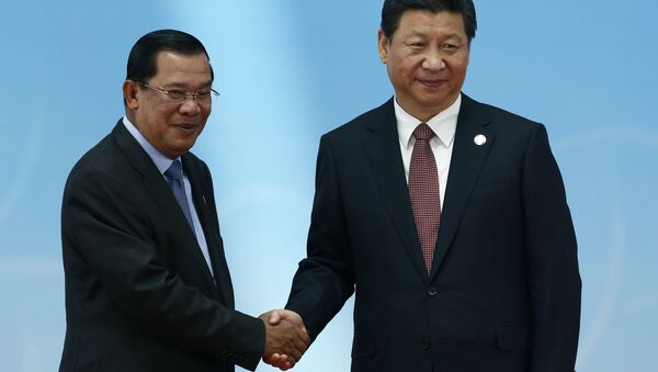 Hun Sen và Tập Cận Bình - Sputnik Việt Nam