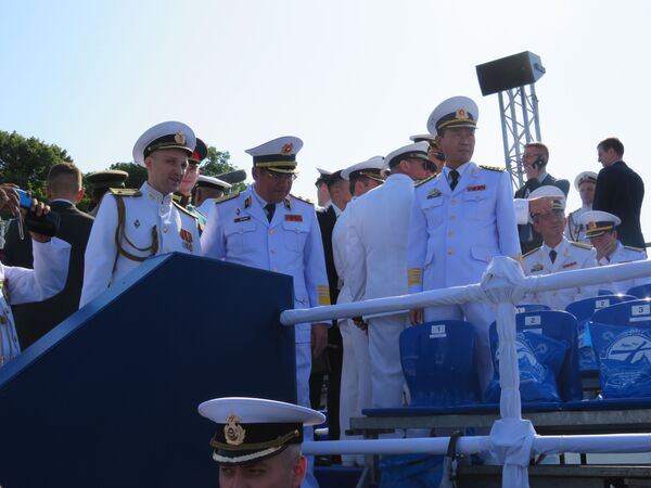 Ngày Hải quân Nga: các đối tác nối nhau trong đội hình - Sputnik Việt Nam