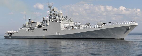 Tàu khu trục của hạm đội phía Tây thuộc Hải quân Ấn Độ Tarkash - Sputnik Việt Nam