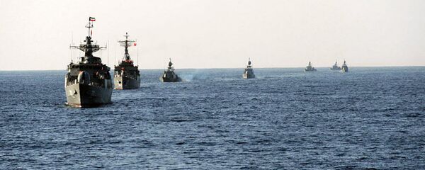 Hải quân của Iran ở eo biển Hormuz - Sputnik Việt Nam