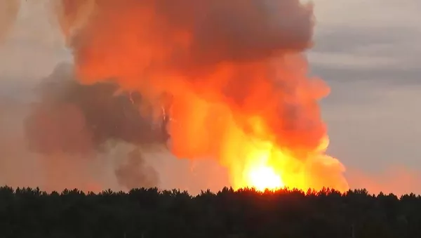 tình hình tại nhà kho gần Achinsk thuộc vùng Krasnoyarsk 