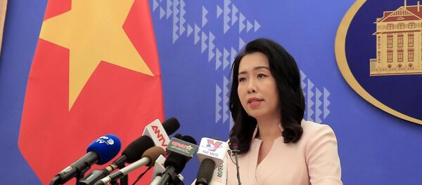Người phát ngôn Bộ Ngoại giao Lê Thị Thu Hằng thông báo một số hoạt động đối ngoại của Việt Nam.  - Sputnik Việt Nam