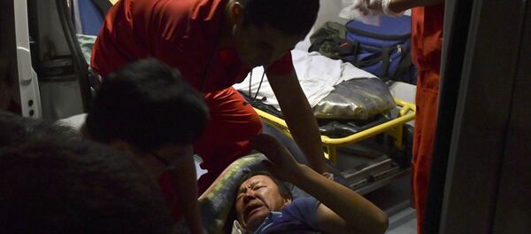 Những người bị thương  trong chiến dịch đặc biệt  bắt giữ cựu Tổng thống Kyrgyzstan Almazbek Atambayev - Sputnik Việt Nam