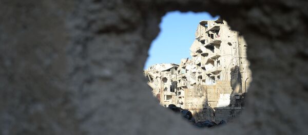 Tòa nhà bị phá hủy ở Damascus - Sputnik Việt Nam