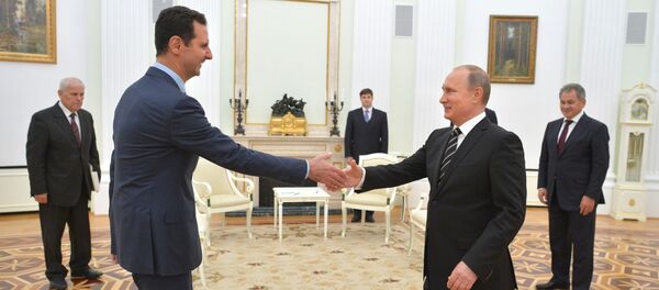 Bashar Assad và Vladimir Putin - Sputnik Việt Nam