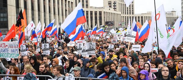 Сuộc mit-tinh hợp pháp ở Matxcơva  - Sputnik Việt Nam