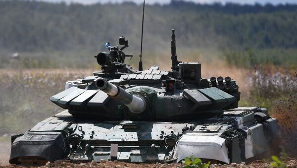 Đội lính tăng Tajikistan trên Tank Biathlon - Sputnik Việt Nam