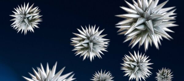 Hình ảnh nghệ thuật của hạt nano hình con nhím - Sputnik Việt Nam