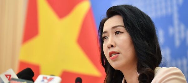 Người Phát ngôn Bộ Ngoại giao Lê Thị Thu Hằng: Yêu cầu Trung Quốc rút Tàu khảo sát Hải Dương 8 và tàu hộ tống ra khỏi vùng biển của Việt Nam Người Phát ngôn Bộ Ngoại giao Lê Thị Thu Hằng: Yêu cầu Trung Quốc rút Tàu khảo sát Hải Dương 8 và tàu hộ tống ra khỏi vùng biển của Việt Nam - Sputnik Việt Nam