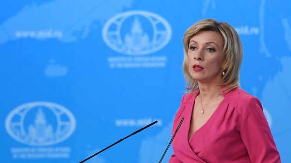 Bà Maria Zakharova đại diện chính thức của Bộ Ngoại giao Nga  - Sputnik Việt Nam