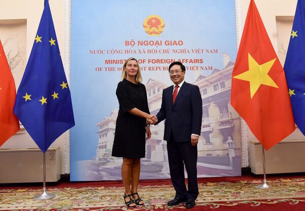 Federica Mogherini: Việt Nam là đối tác hàng đầu của EU tại khu vực Federica Mogherini: Việt Nam là đối tác hàng đầu của EU tại khu vực - Sputnik Việt Nam