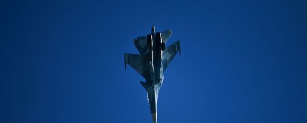 Máy bay Su-30SM tại Triển lãm Hàng không và Vũ trụ Quốc tế MAKS-2019 - Sputnik Việt Nam