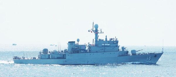 Tàu hộ vệ săn ngầm 18 của Hải quân Việt Nam Tàu hộ vệ săn ngầm 18 của Hải quân Việt Nam - Sputnik Việt Nam